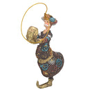 Christbaumschmuck Figur Wesir Geschenk Hänger Baumschmuck braun-gold 13 cm