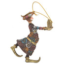 Christbaumschmuck Figur Wesir Geschenk Hänger Baumschmuck braun-gold 13 cm