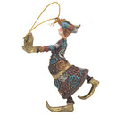 Christbaumschmuck Figur Wesir Geschenk Hänger Baumschmuck braun-gold 13 cm