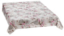 Wachstuchtischdecke "Wolkentraum" Herzen  Blumen Zweige rosa hellblau grau beige 1,4m Breite Länge wählbar