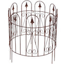 Staudenhalter Staudenbinder bodennah gebogen Rankhilfe 51cm breit Eisen braun