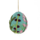 Ostereier aus Filz bunt in verschiedenen Farben fairtrade weich 6 cm hoch leicht unzerbrechlich Ostern