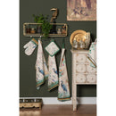 Ofenlappen Topflappen hitzebeständig gefüttert aus Baumwolle Küche Backofen Maße: Länge: 20 cm, Breite: 20 cm PARADISE BIRD