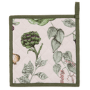 Ofenlappen Topflappen hitzebeständig gefüttert aus Baumwolle Küche Backofen Maße: Länge: 20cm, Breite: 20cm THE KITCHEN GARDEN