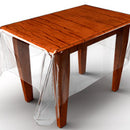 Schutzfolie Tischdecke "Cristal clear" transparent 0,2mm Dick 1,4m Breite Länge wählbar