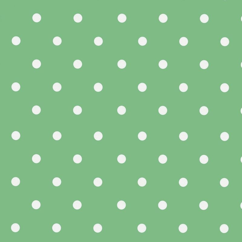 Wachstuchtischdecke "Dots vintage mint" 1,4m Breite Länge wählbar