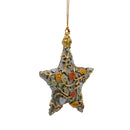 Christbaumschmuck Baumschmuck Stern Weihnachtsbaum Weihnachten Hänger Ranken silber 9cm