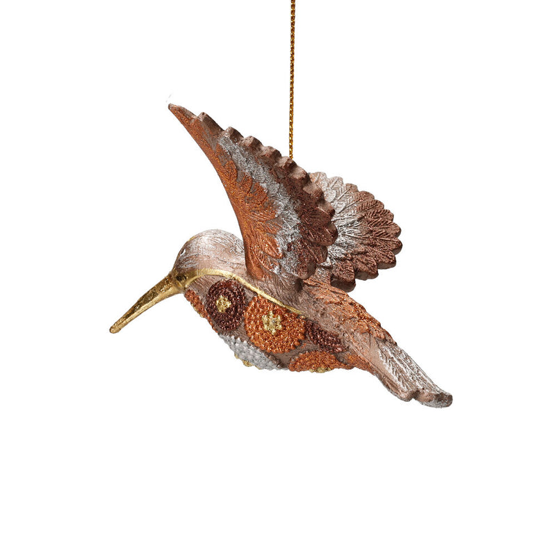 Kolibri Baumschmuck Figur braun Ostern Frühling Weihnachten 12cm