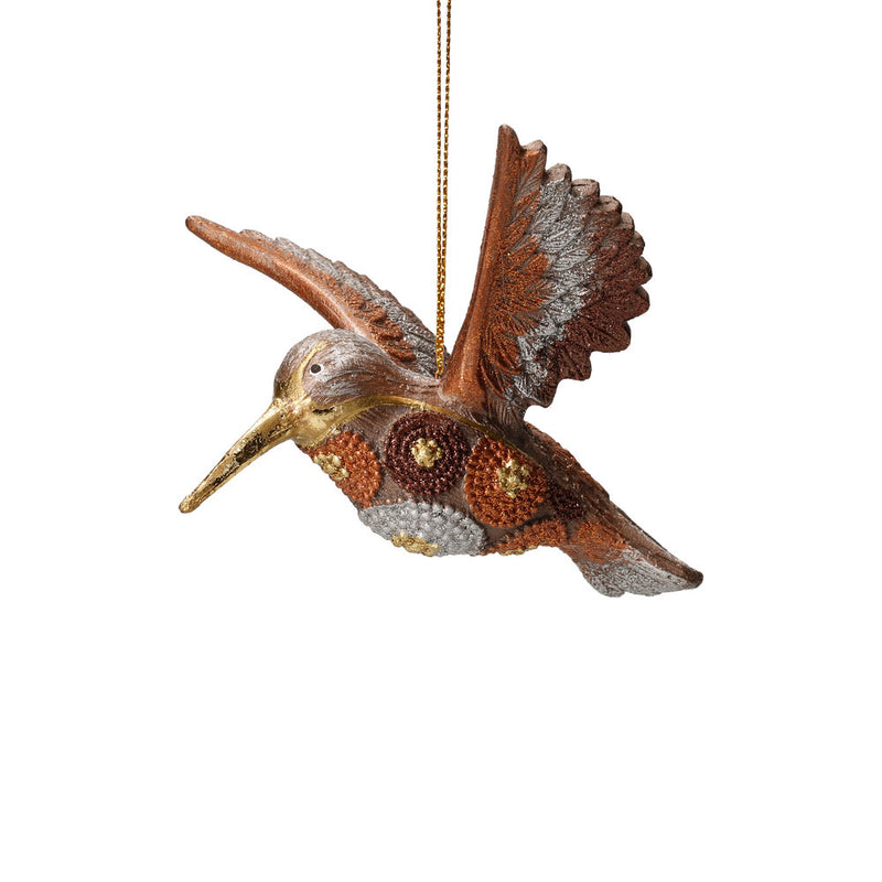 Kolibri Baumschmuck Figur braun Ostern Frühling Weihnachten 12cm