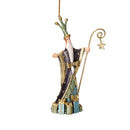 Christbaumschmuck Figur Weihnachtsmann Geschenke blau Baumschmuck 14cm