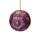 Christbaumschmuck Kugel Weihnachtsbaum Weihnachten  violett ø 6cm