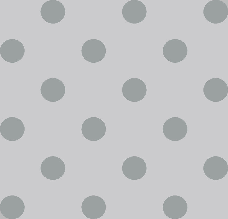 Wachstuchtischdecke "Ewa" Punkte Dots grau silber glatt elegant Wachstuch Outdoor Indoor Tischdecke 1,4m Br. x 220cm