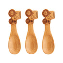 Bambuslöffel Baby Kleinkind Löffel Besteck Holz Bambus umweltfreundlich Plastikfrei 3-er Set nachhaltig verschiedene Motive