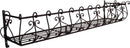 Blumenkasten CINTI Metall Blumenwandkorb H/B/T 25/118/28 cm Eisen, dunkelrostfarben lackiert zur Befestigung an der Außenwand Wandhalterung länglich rechteckig